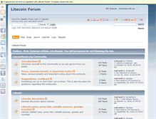 Tablet Screenshot of litecoinforum.org
